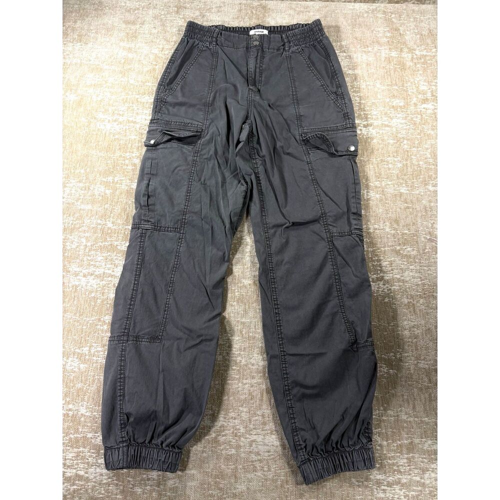 Garage Charcoal Grey Cargo Joggers Pants Size S